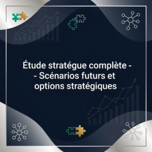 Étude stratégique complète - Scénarios futurs et options stratégiques